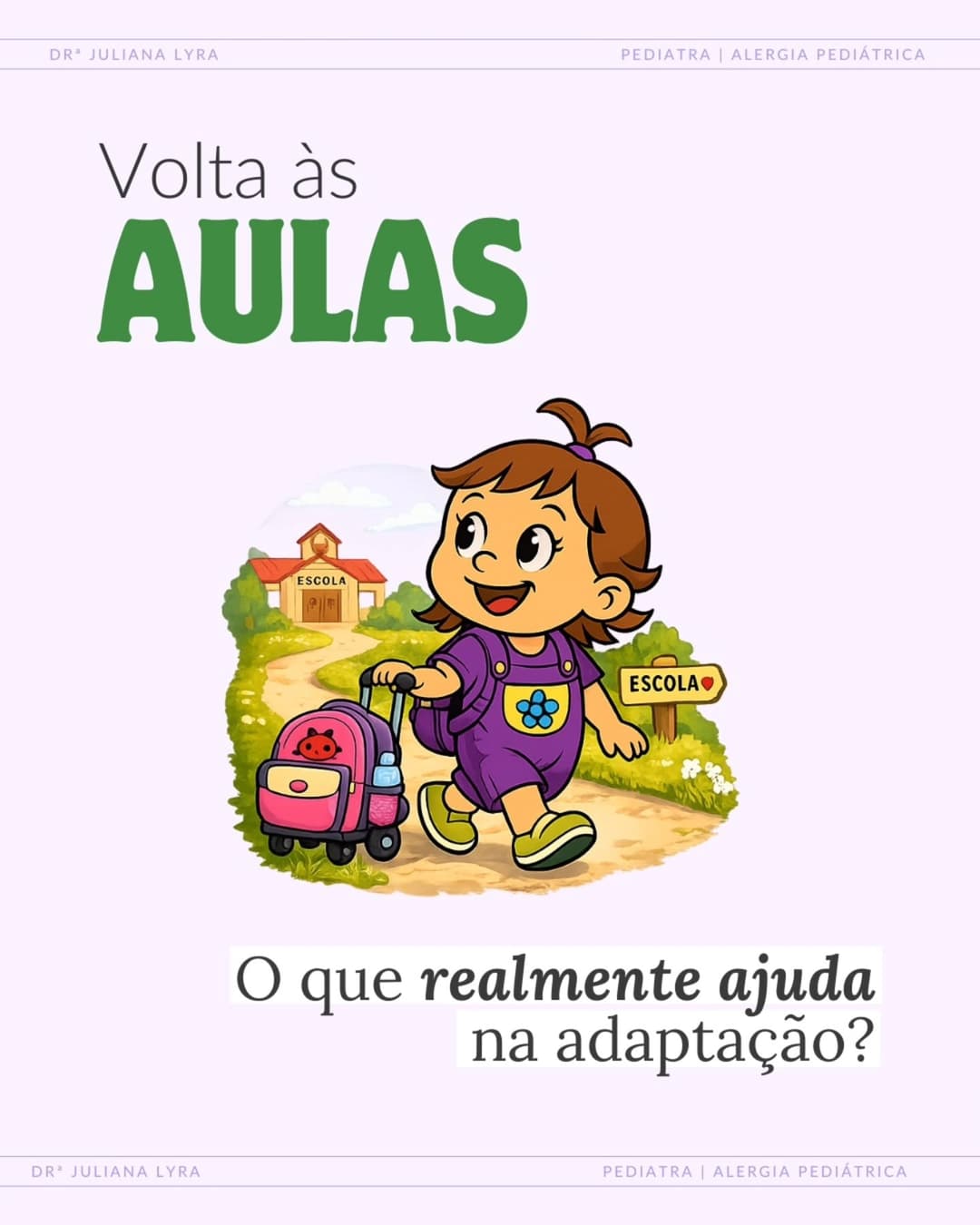 Post no Instagram de Dra. Juliana Lyra